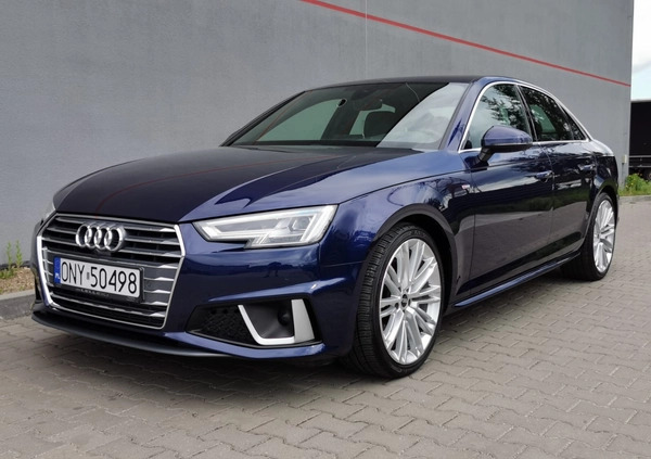 Audi A4 cena 114000 przebieg: 39000, rok produkcji 2019 z Nysa małe 379